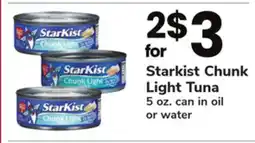 ACME Starkist Chunk Light Tuna offer