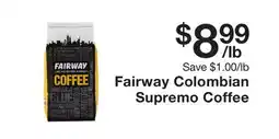 Fairway Store Market Fairway Colombian Supremo Coffee offer