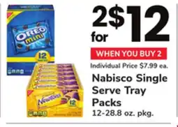 ACME Nabisco Single Serve Tray Packs offer