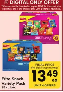 ACME Frito Snack Variety Pack offer