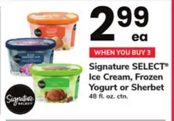 ACME Signature SELECT Ice Cream, Frozen Yogurt or Sherbet offer