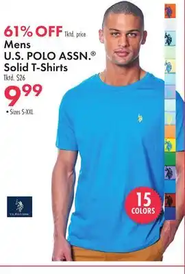 Boscov's Mens U.S. POLO ASSN. Solid T-Shirts offer