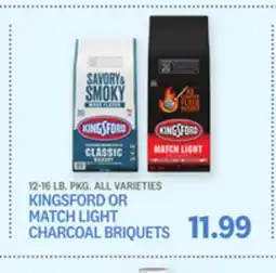 Kings Food Markets KINGSFORD OR MATCH LIGHT CHARCOAL BRIQUETS offer