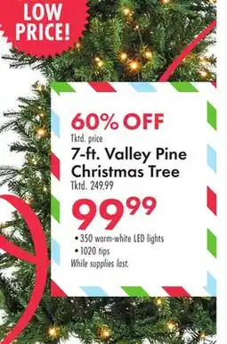 Boscov's 7-ft. Valley Pine Christmas Tree offer