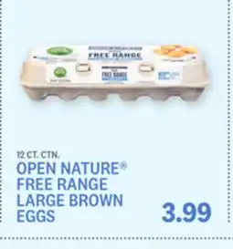 Kings Food Markets OPEN NATURE FREE RANGE LARGE BROWN EGGS offer
