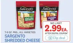 Kings Food Markets SARGENTO SHREDDED CHEESE offer