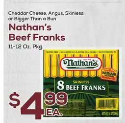 DeCicco & Sons Nathan's Beef Franks offer