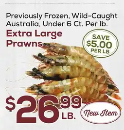 DeCicco & Sons Extra Large Prawns offer