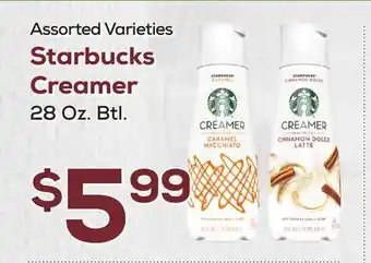 DeCicco & Sons Starbucks Creamer offer