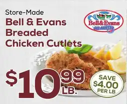 DeCicco & Sons Bell & Evans Breaded Chicken Cutlets offer