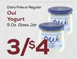 DeCicco & Sons Oui Yogurt offer