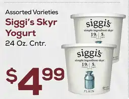 DeCicco & Sons Siggi's Skyr Yogurt offer