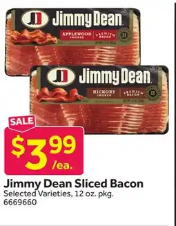 Stop&Shop Jimmy Dean Sliced Bacon offer