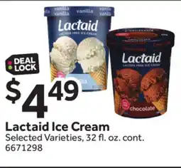 Stop&Shop Lactaid Ice Cream offer