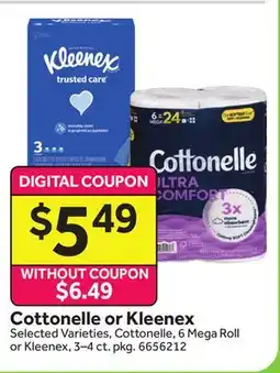 Stop&Shop Cottonelle or Kleenex offer