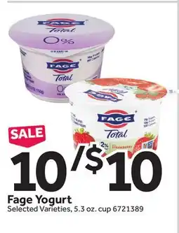 Stop&Shop Fage Yogurt offer