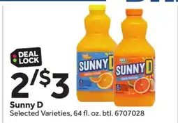 Stop&Shop Sunny D offer
