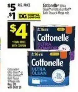 Dollar General Cottonelle offer