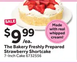 Stop&Shop The Bakery Freshly Prepared Strawberry Shortcake offer