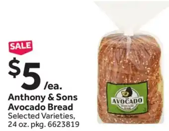 Stop&Shop Anthony & Sons Avocado Bread offer