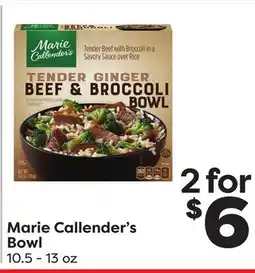 Weis Markets Marie Callender's Bowl offer