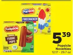 Weis Markets Popsicle Novelties offer
