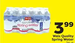 Weis Markets Weis Quality Spring Water offer