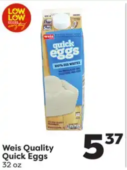 Weis Markets Weis Quality Quick Eggs offer
