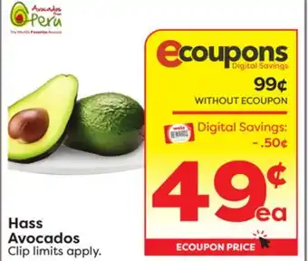 Weis Markets Hass Avocados offer