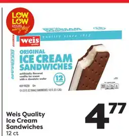 Weis Markets Weis Quality Ice Cream Sandwiches offer