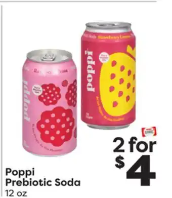 Weis Markets Poppi Prebiotic Soda offer