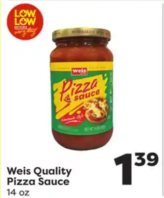 Weis Markets Weis Quality Pizza Sauce offer