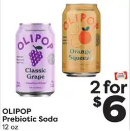 Weis Markets OLIPOP Prebiotic Soda offer