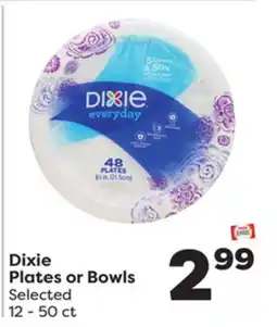 Weis Markets Dixie Plates or Bowls offer