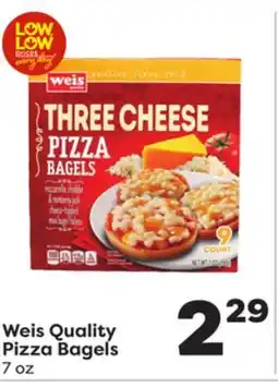 Weis Markets Weis Quality Pizza Bagels offer