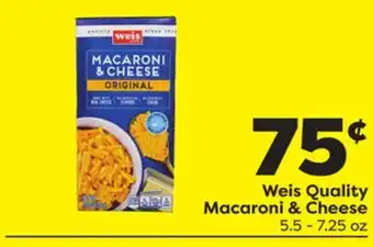 Weis Markets Weis Quality Macaroni & Cheese offer