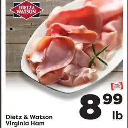 Weis Markets Dietz & Watson Virginia Ham offer