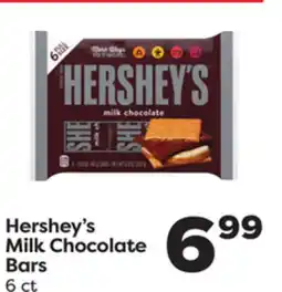 Weis Markets Hershey's Milk Chocolate Bars offer