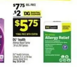 Dollar General DG health offer
