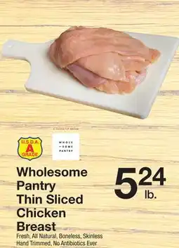 The Fresh Grocer Thin Sliced Chicken Breast offer
