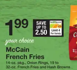 The Fresh Grocer French Fries offer