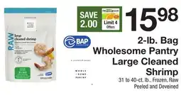 The Fresh Grocer 2-lb Bag Large Cleaned Shrimp offer