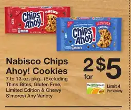 The Fresh Grocer Chips Ahoy! Cookies offer