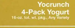 The Fresh Grocer 4-Pack Yogurt offer
