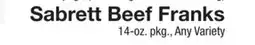 The Fresh Grocer Beef Franks offer