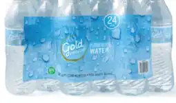 CVS Gold Emblem purified water 24 pk., 16.9 oz bottles offer