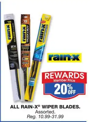 Blain's Farm & Fleet ALL RAIN-X WIPER BLADES offer