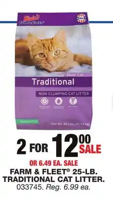 Blain's Farm & Fleet Farm & Fleet 25-Lb. Traditional Cat Litter offer