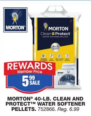 Blain's Farm & Fleet MORTON 40-LB. CLEAN AND PROTECT WATER SOFTENER PELLETS offer