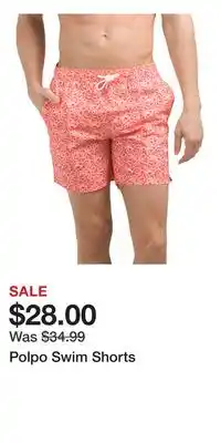 TJ Maxx Polpo Swim Shorts offer